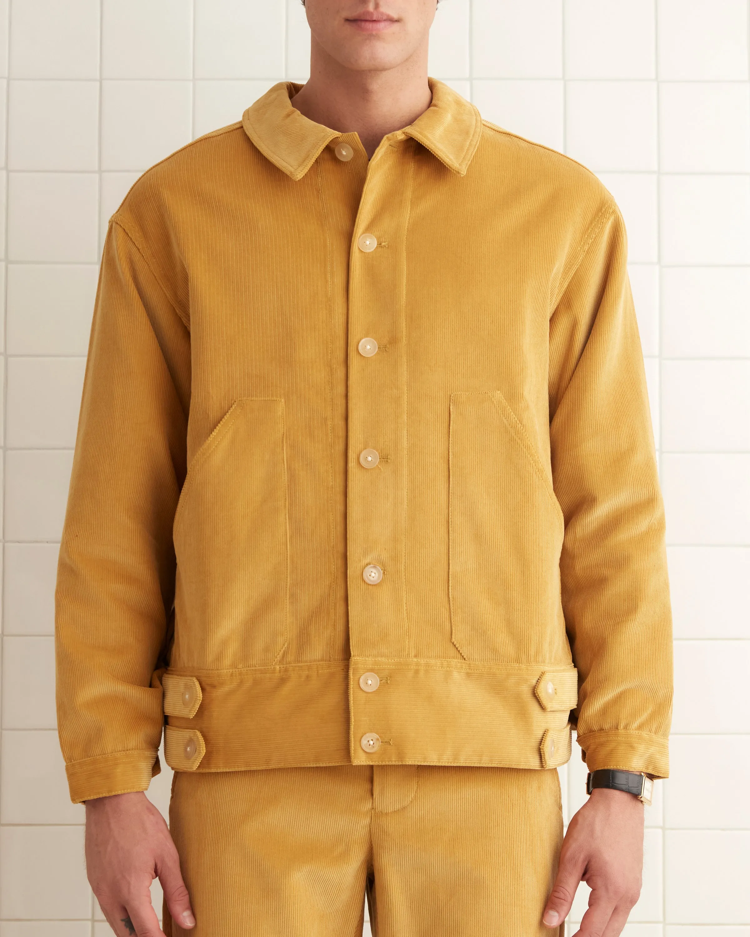 Custom Senior Cord Side Tab Jacket