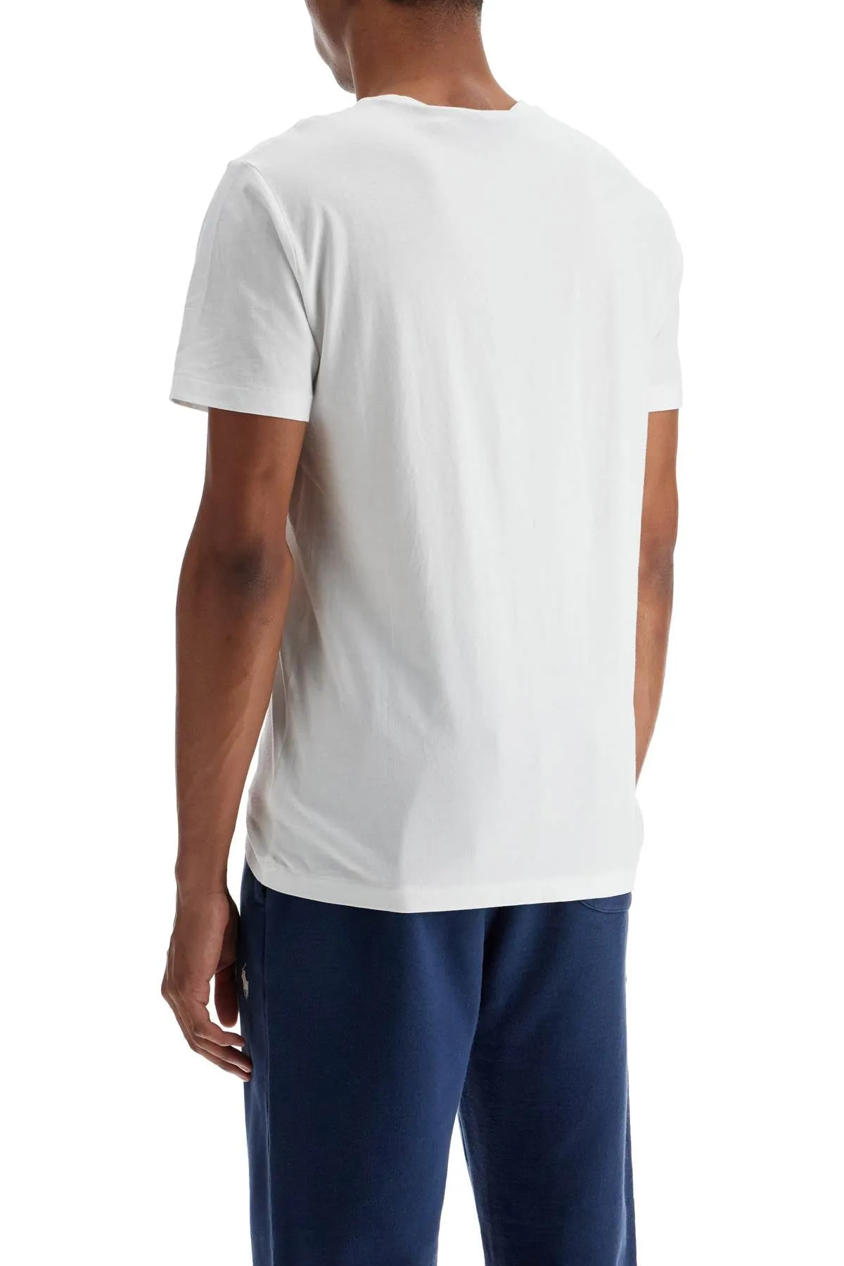 custom slim-fit logo t-shirt 710961130003 WHITE