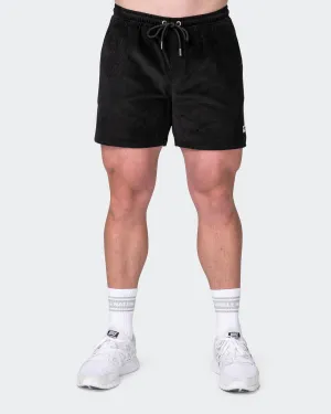 Daily Corduroy Shorts - Black
