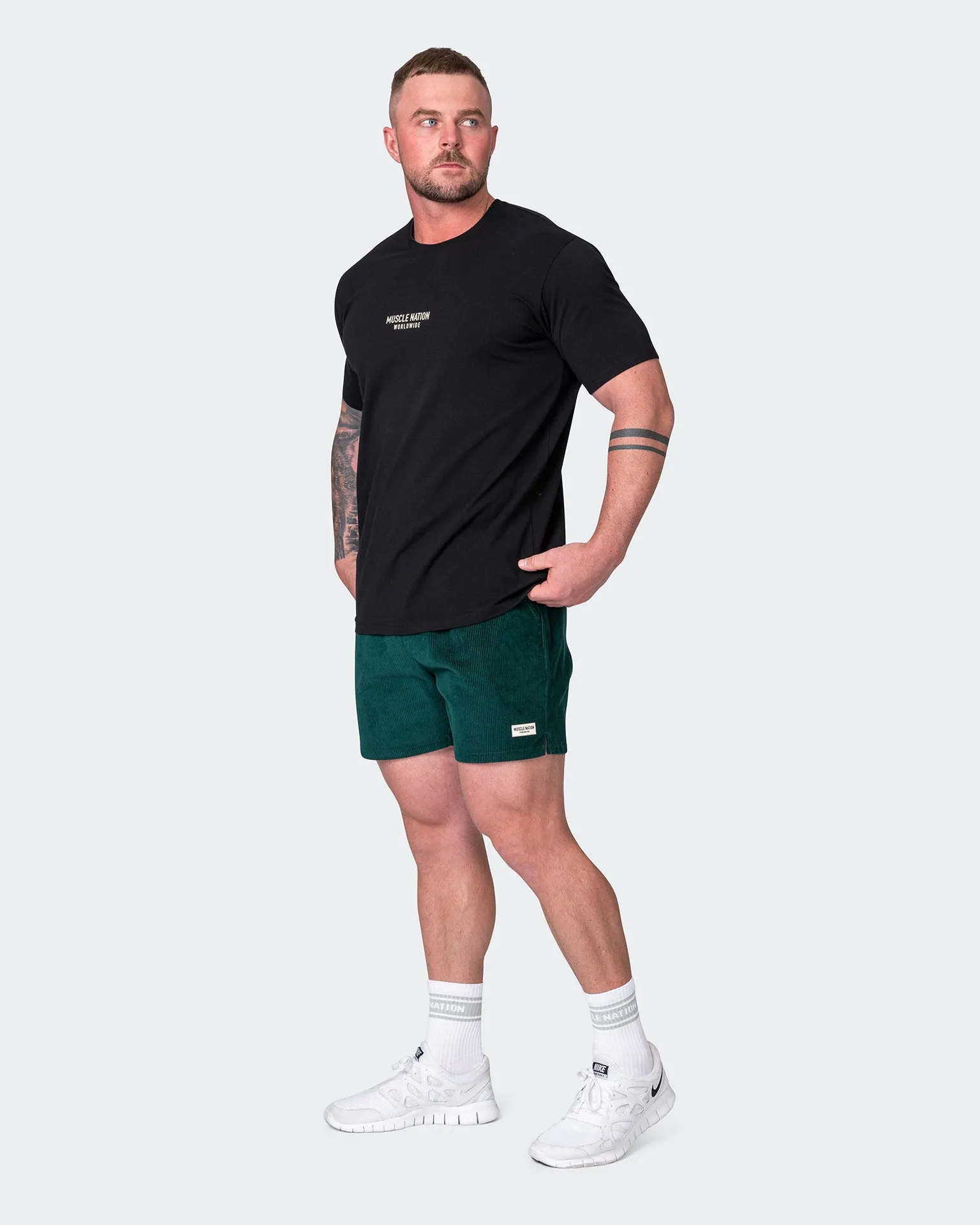 Daily Corduroy Shorts - Sporting Green