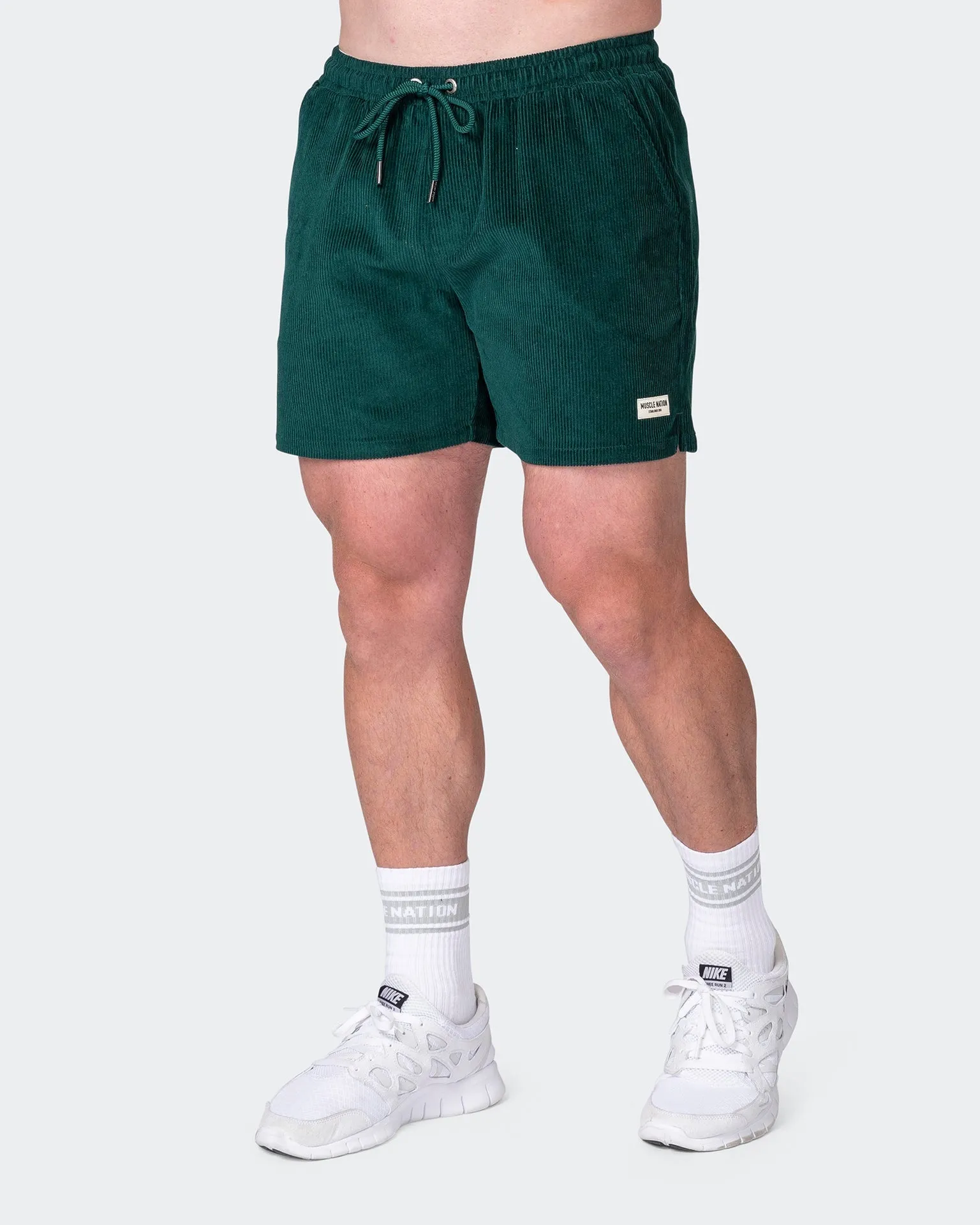 Daily Corduroy Shorts - Sporting Green