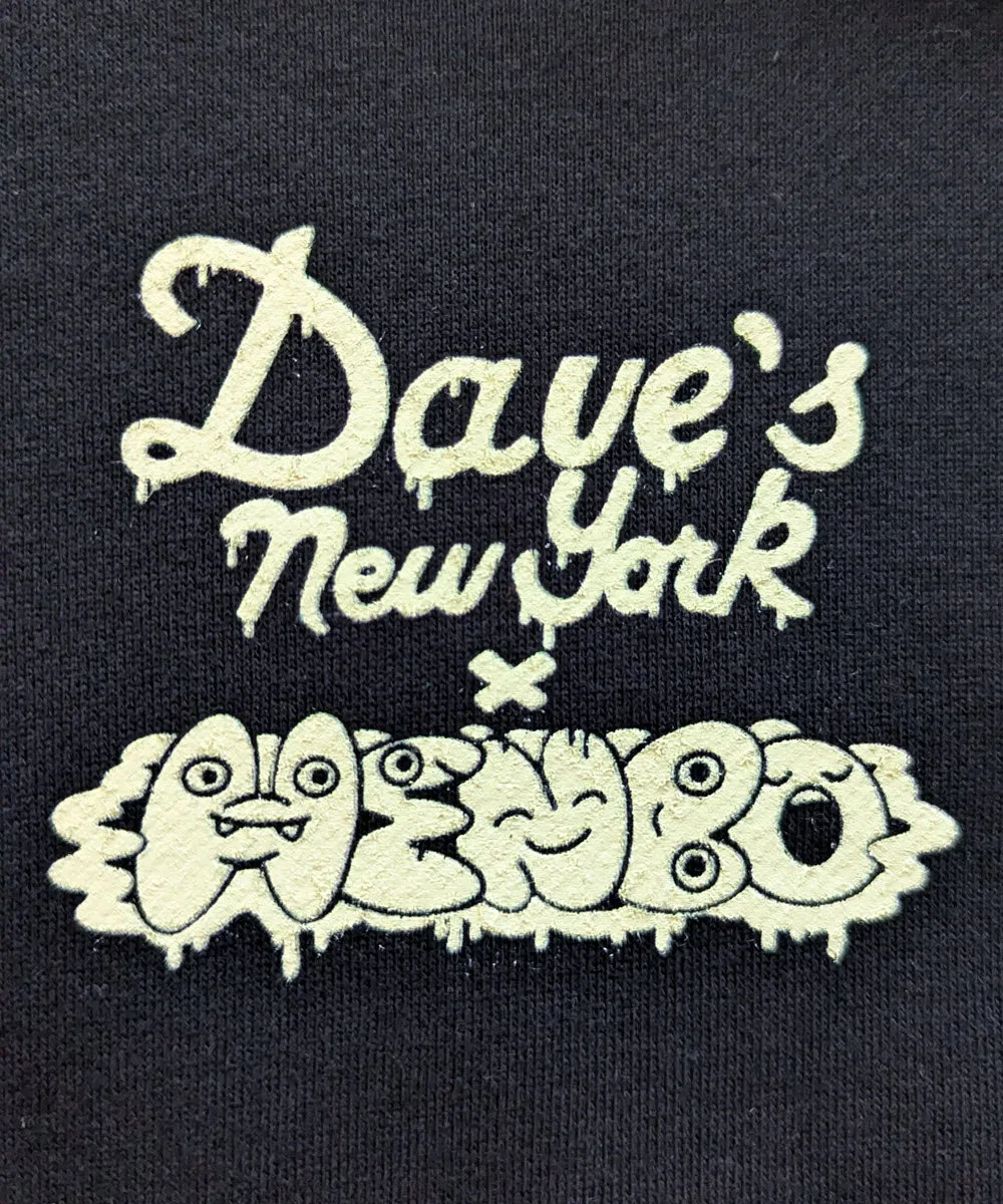 Dave's New York x Henbo Henning Collab Hoodie - Big D Black