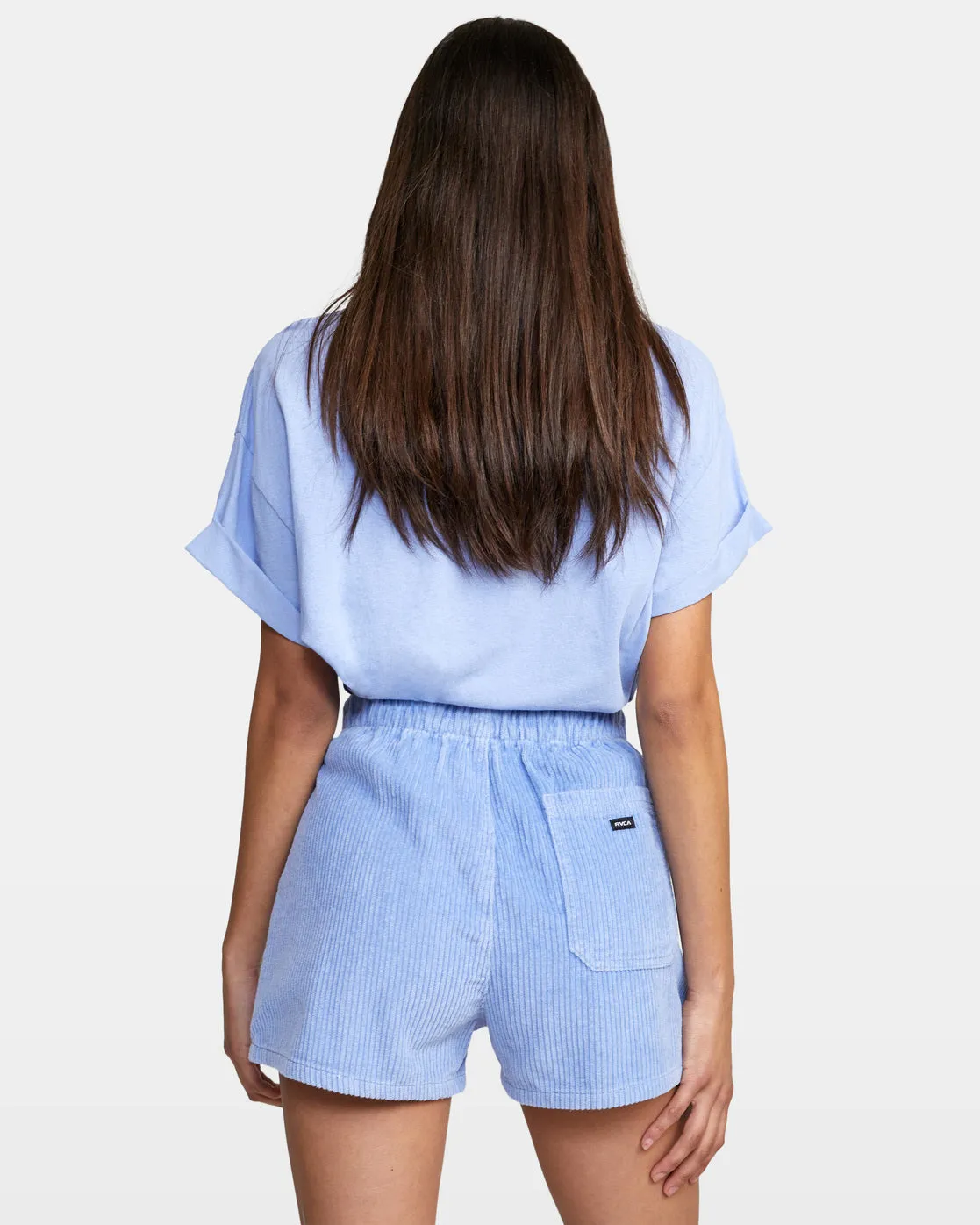 Daylight Corduroy Shorts - Grey Purple