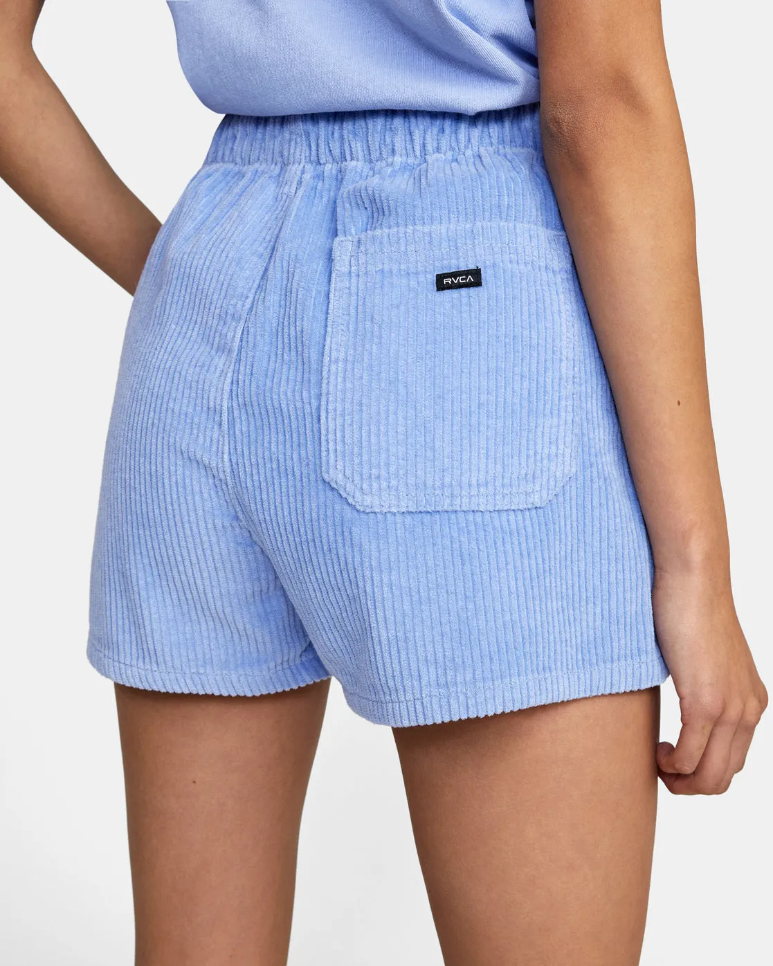 Daylight Corduroy Shorts - Grey Purple