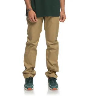 DC Men's Worker Straight Chino Pant Khaki EDYNP03136