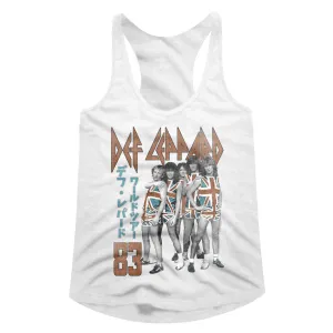 Def Leppard Deflep83 Women's Racerback