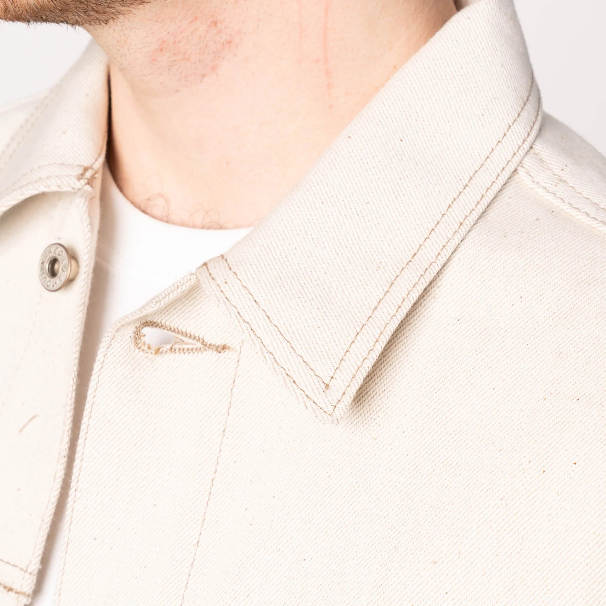 Denim Jacket - All Natural Ecru Foxfibre®