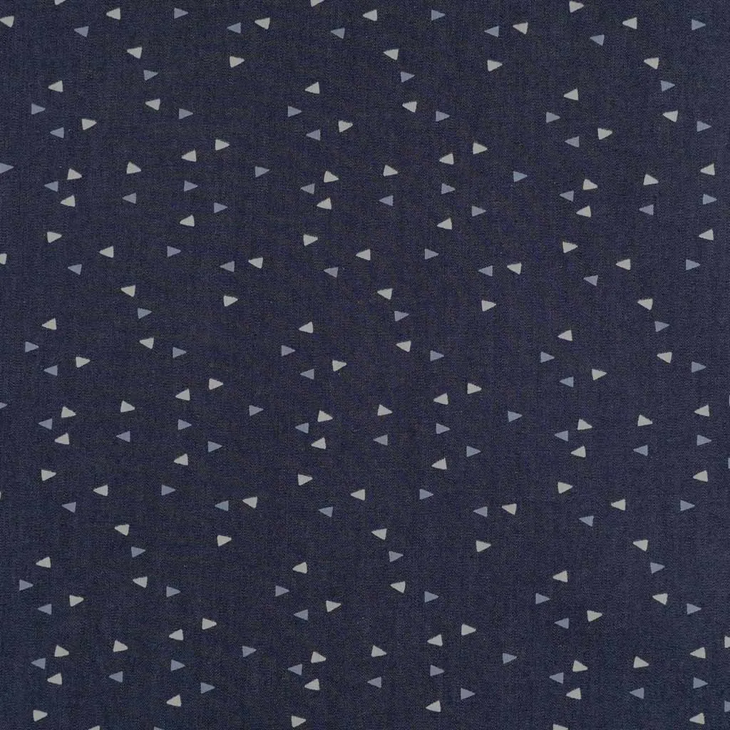 Denim Print Vice Versa Cotton Woven Fabric by Art Gallery Fabrics Sample
