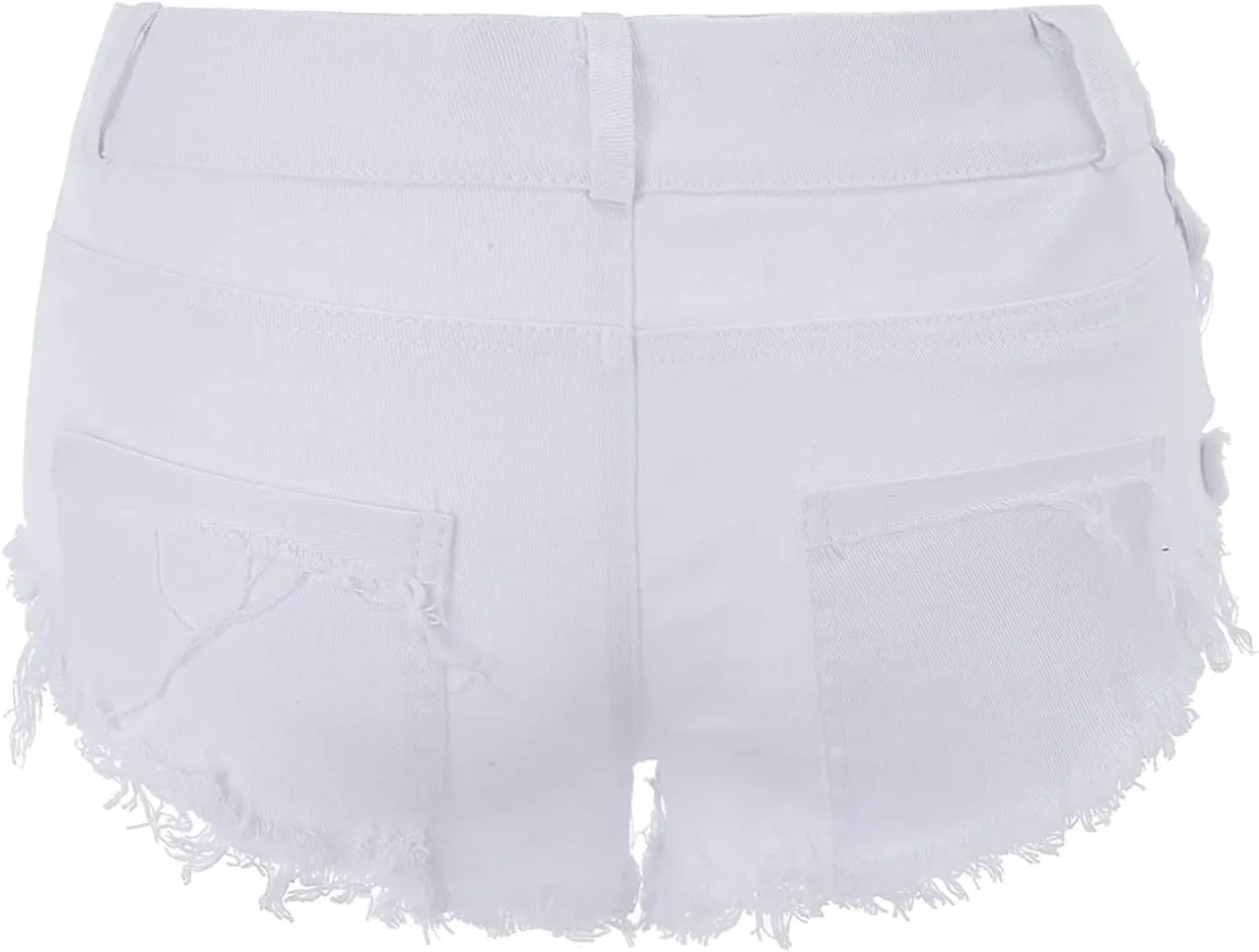 Denim Shorts Women High Waisted Washed Distressed Sexy Denim Shorts (Unpositioned Printing)