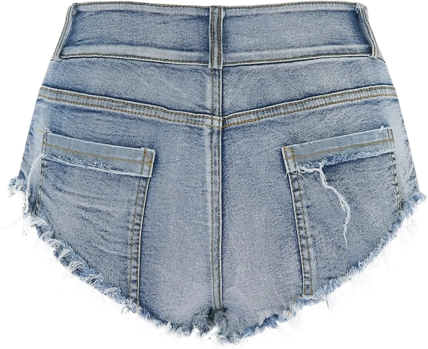 Denim Shorts Women High Waisted Washed Distressed Sexy Denim Shorts (Unpositioned Printing)