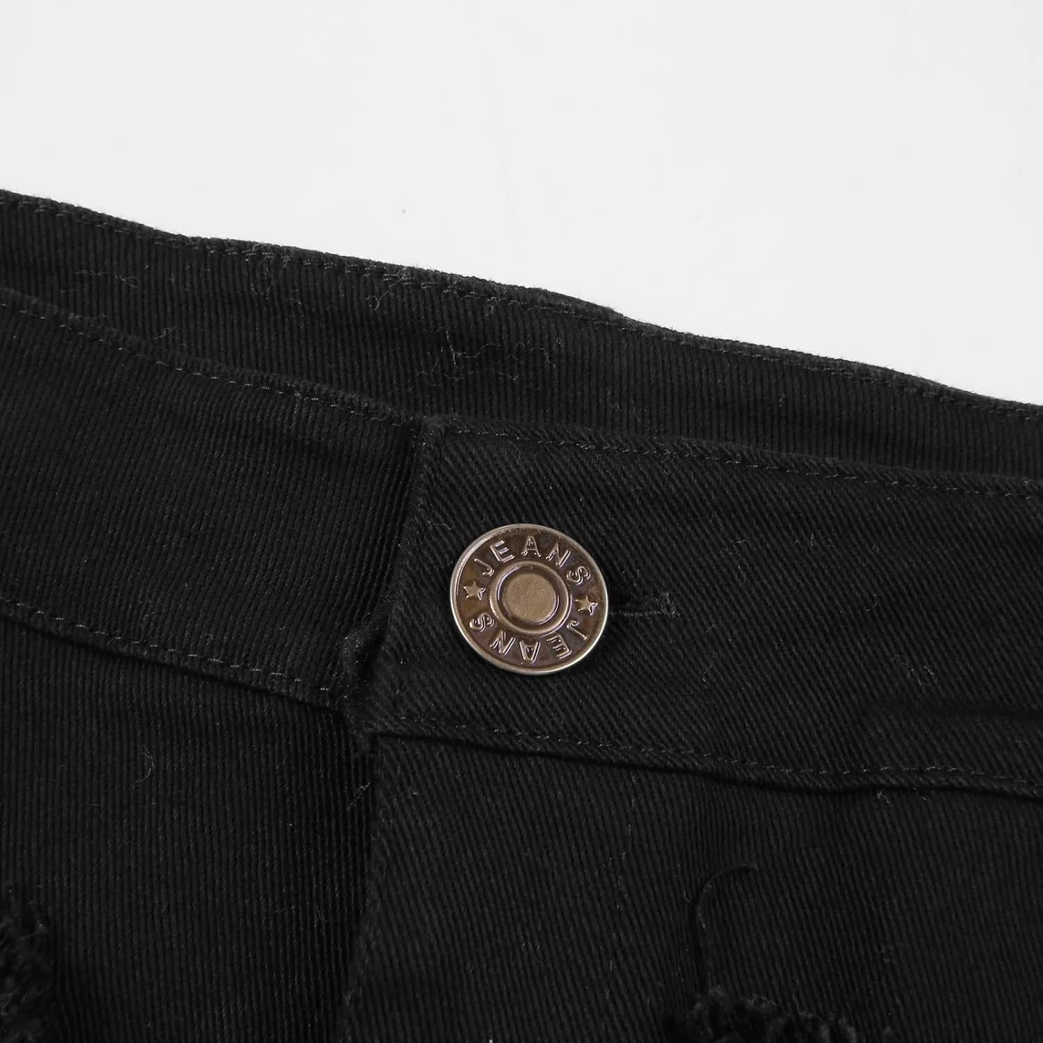 Denim Shorts Women High Waisted Washed Distressed Sexy Denim Shorts (Unpositioned Printing)
