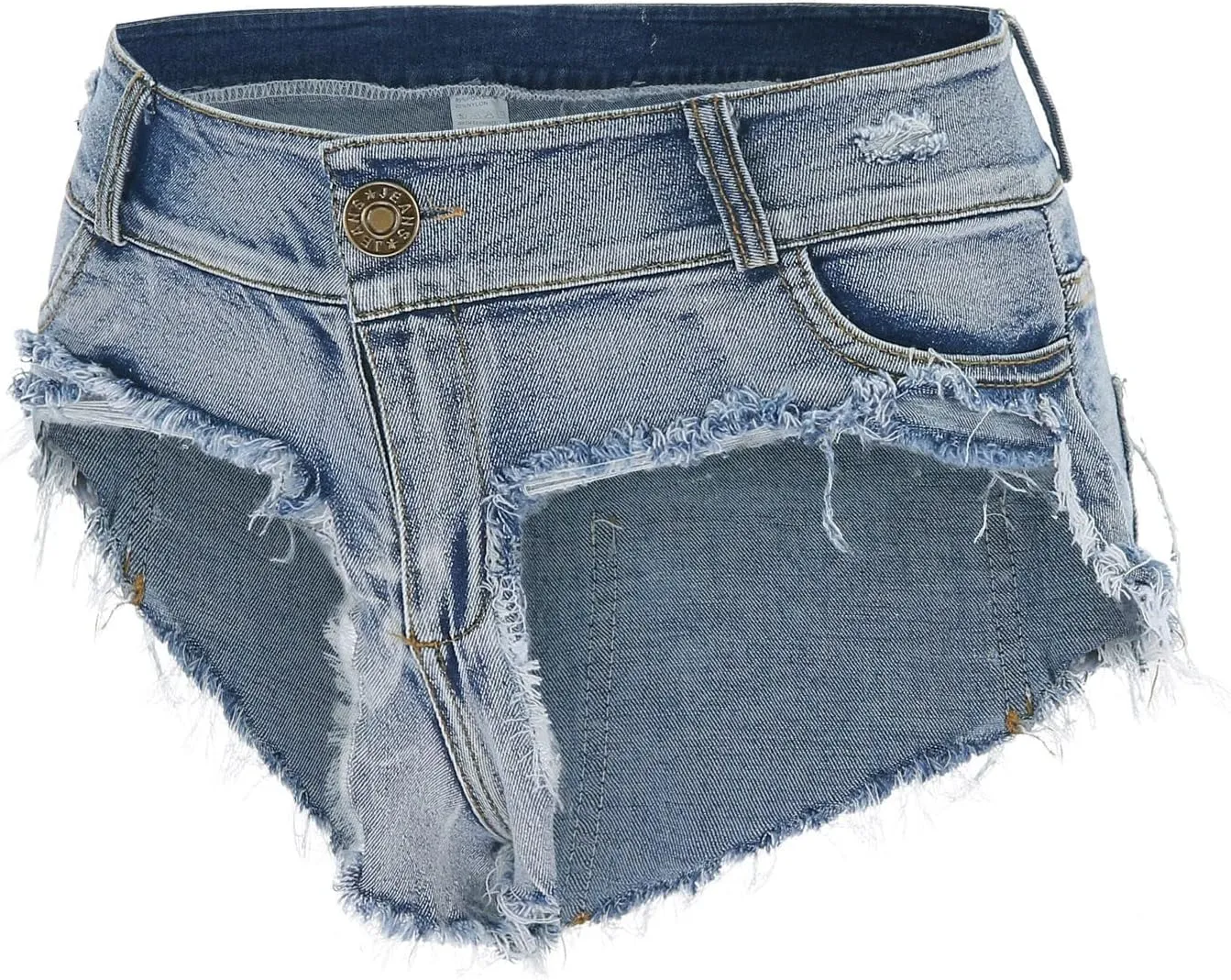 Denim Shorts Women High Waisted Washed Distressed Sexy Denim Shorts (Unpositioned Printing)
