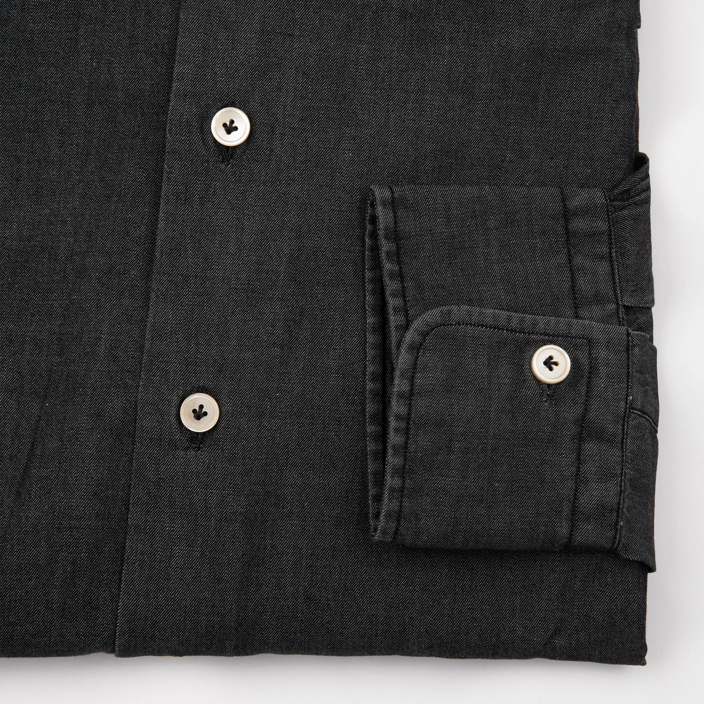 Denim Sport Shirt Black Denim