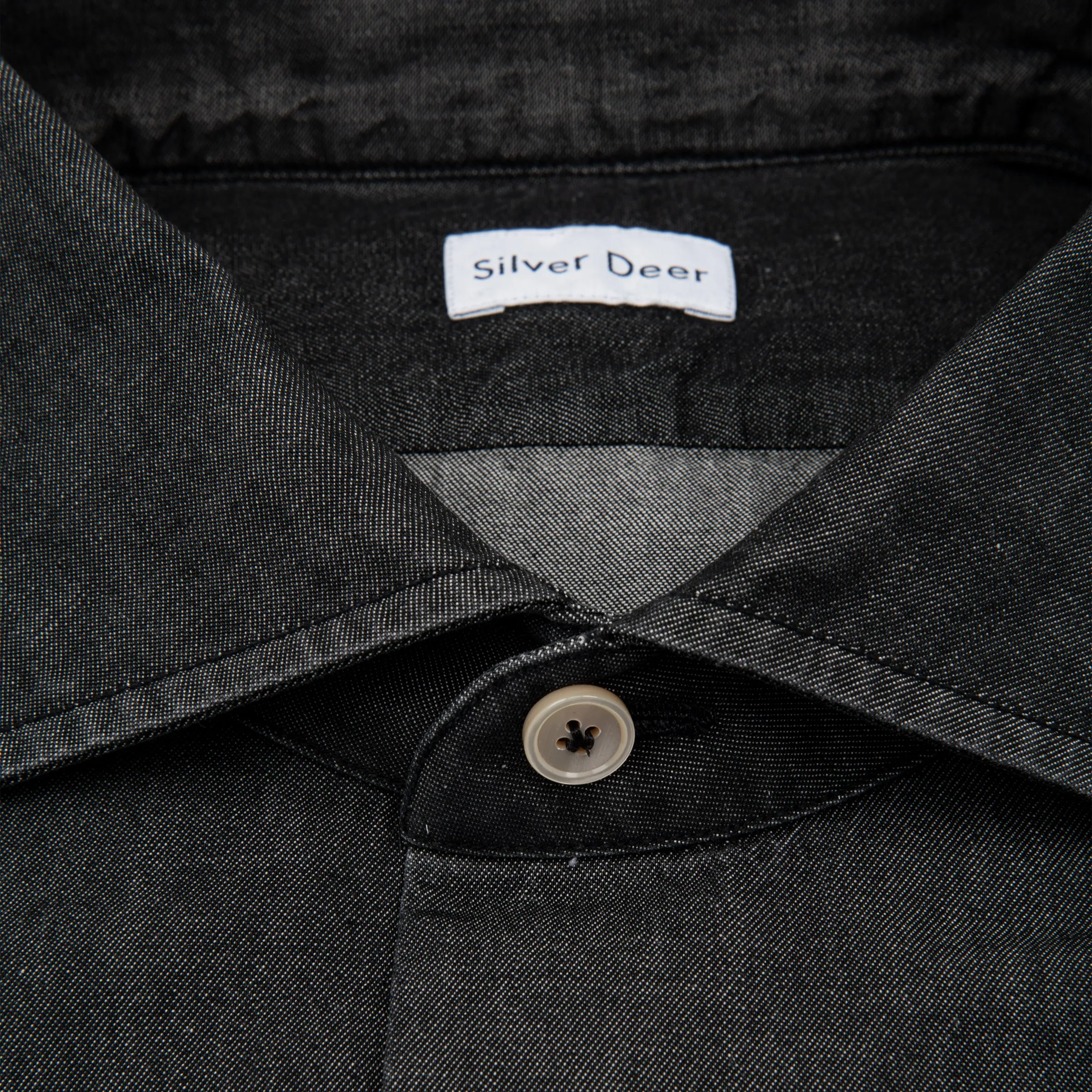 Denim Sport Shirt Black Denim