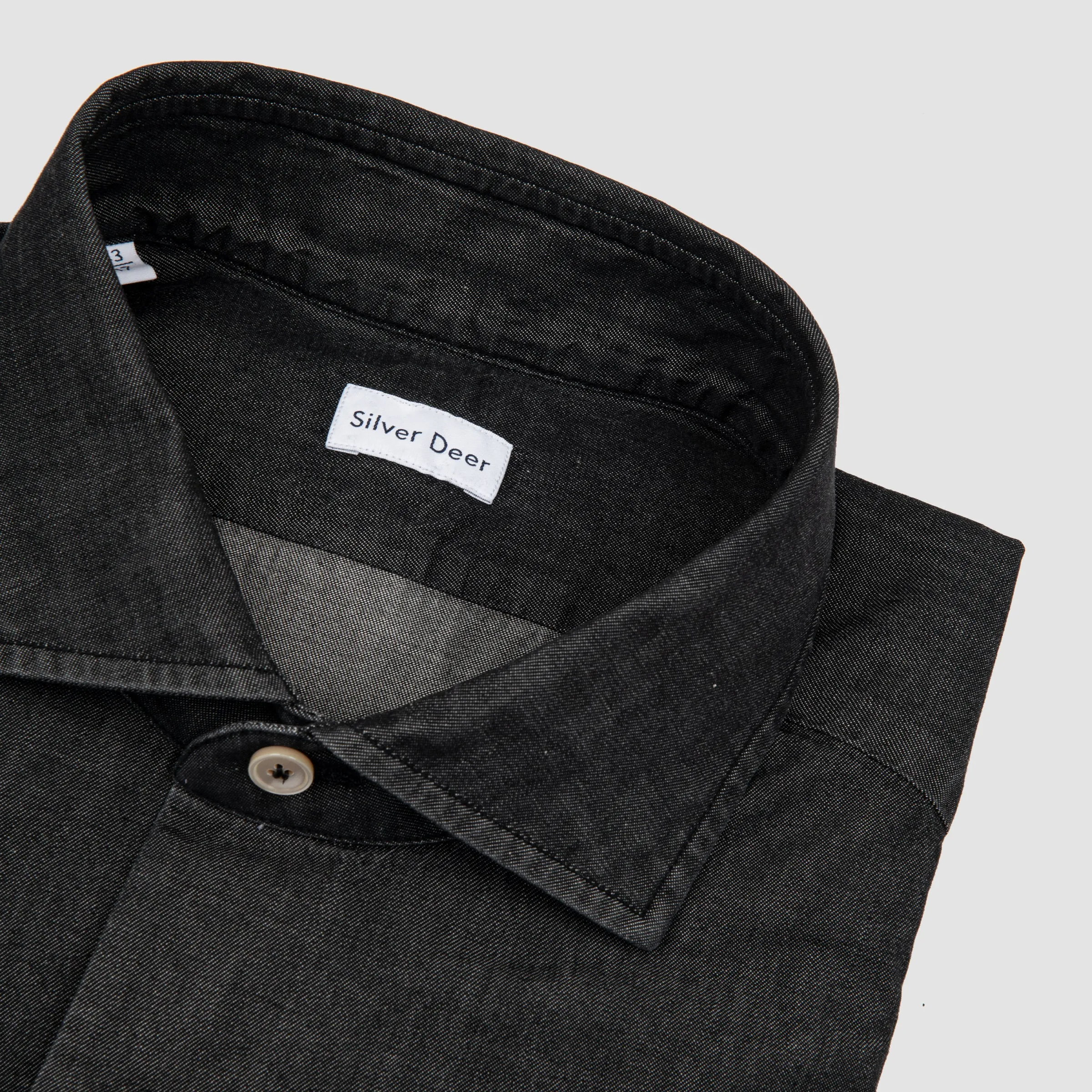 Denim Sport Shirt Black Denim