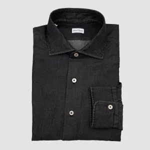 Denim Sport Shirt Black Denim
