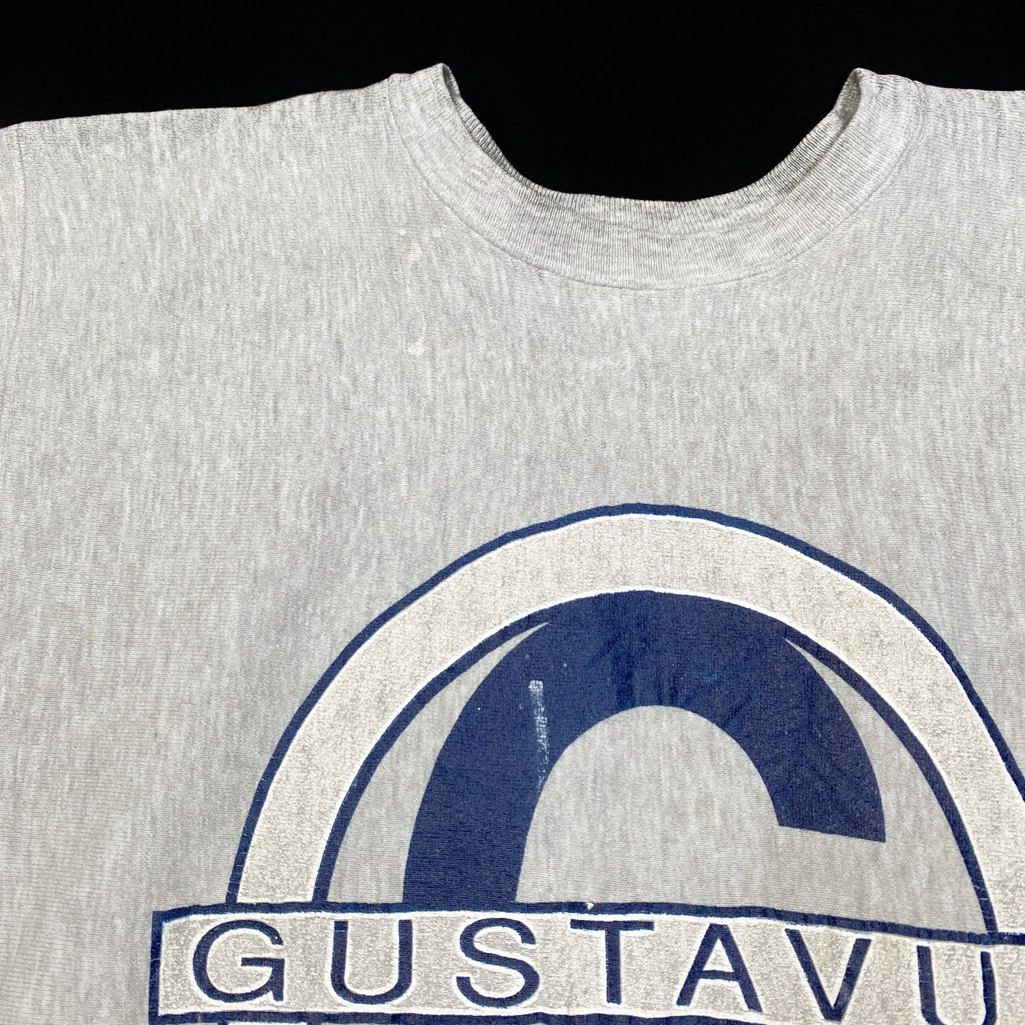 Desert Sportswear GUSTAVUS Made In USA College Heavy Cotton Crewneck Sweatshirt