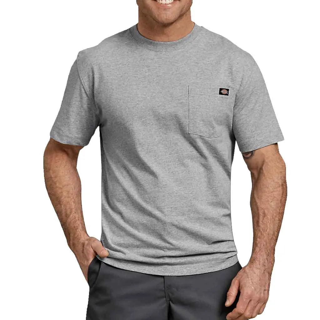Dickies Heavy Weight Crew Pocket Tee - Heather Grey