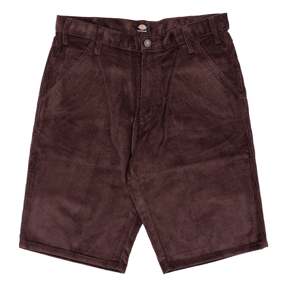 Dickies Jake Hayes Corduroy Shorts - Chocolate Brown