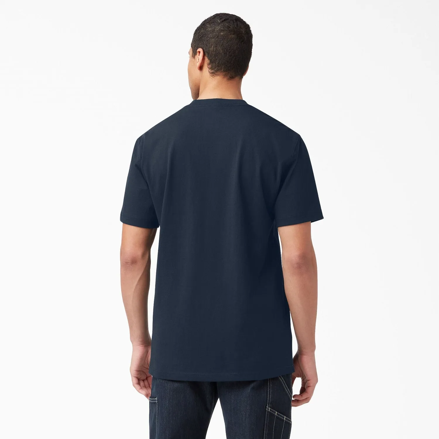 Dickies Men's Heavyweight Short Sleeve Pocket T-Shirt_Dark Navy