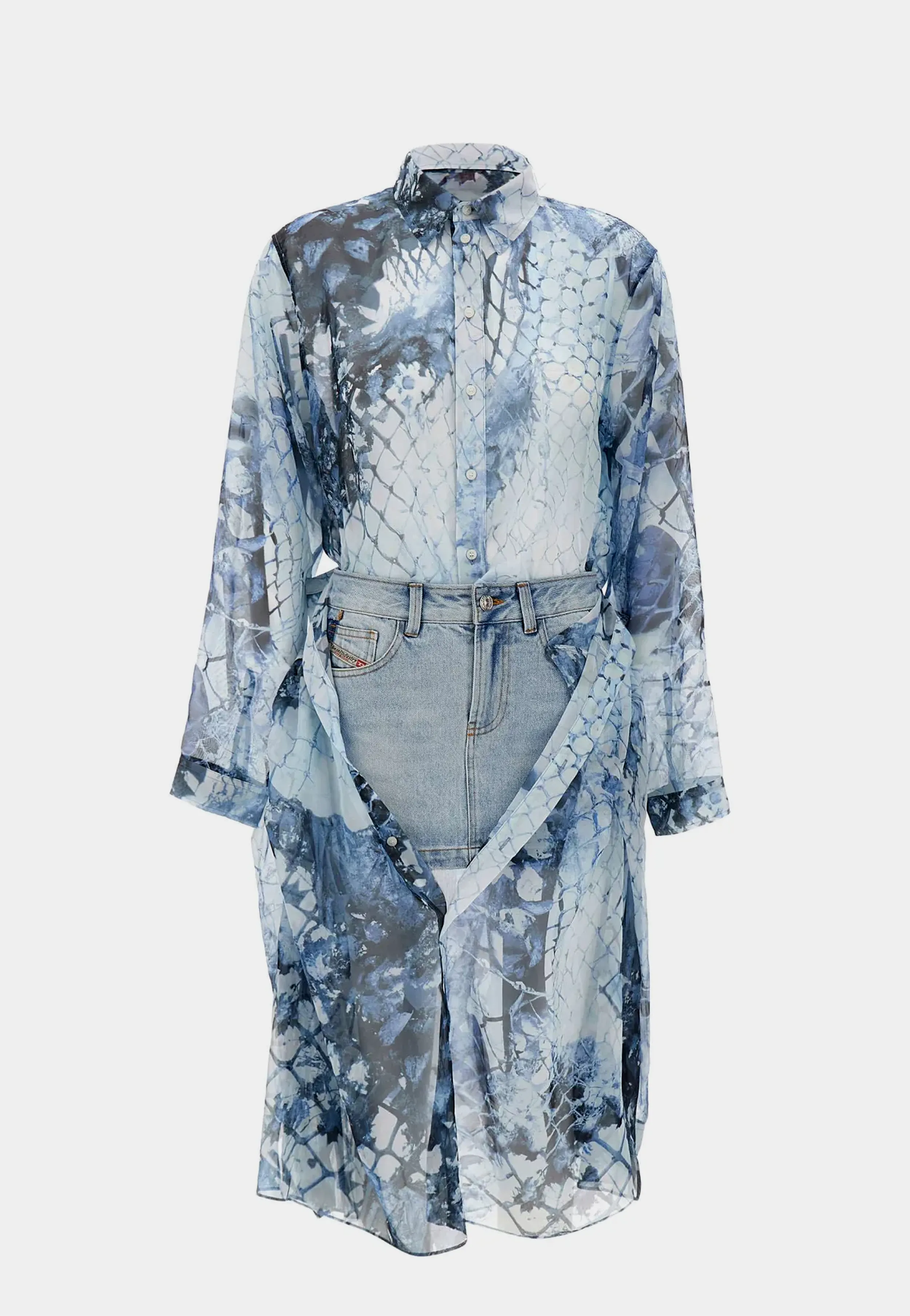 Diesel D-Jeaniel Dress Blue