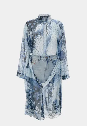 Diesel D-Jeaniel Dress Blue