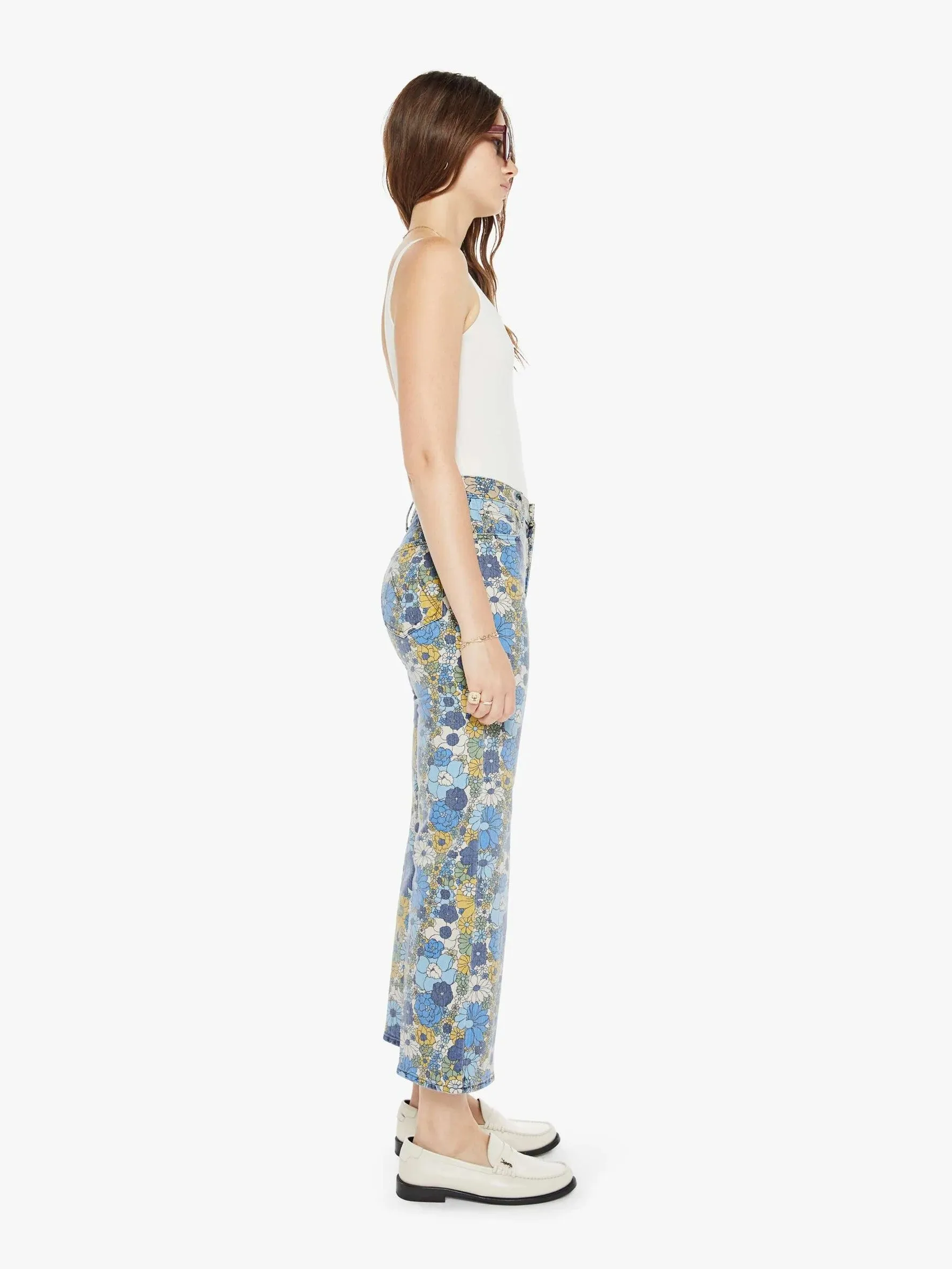 Dirtbike Flowers The Rambler Zip Ankle Jean