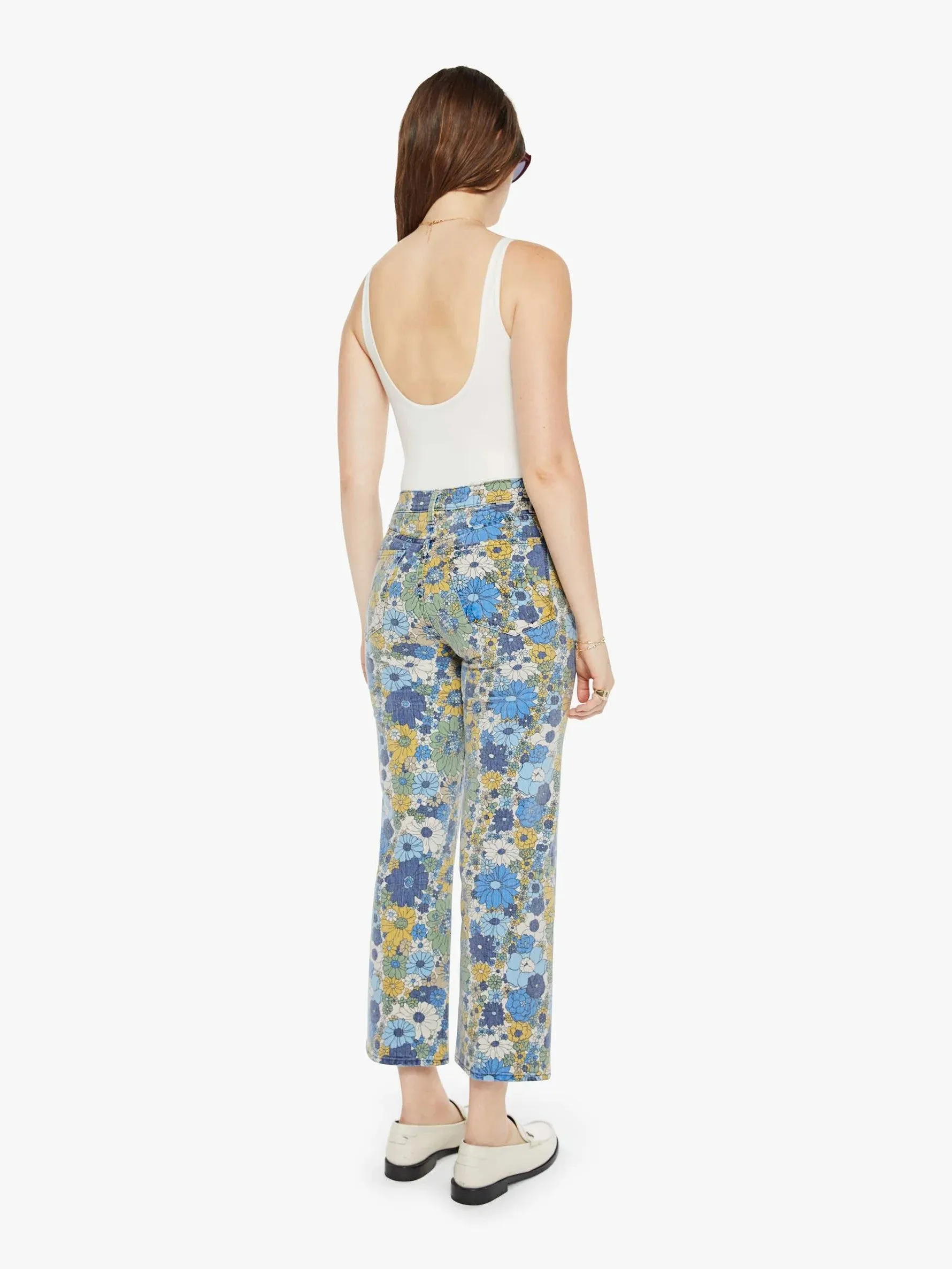 Dirtbike Flowers The Rambler Zip Ankle Jean