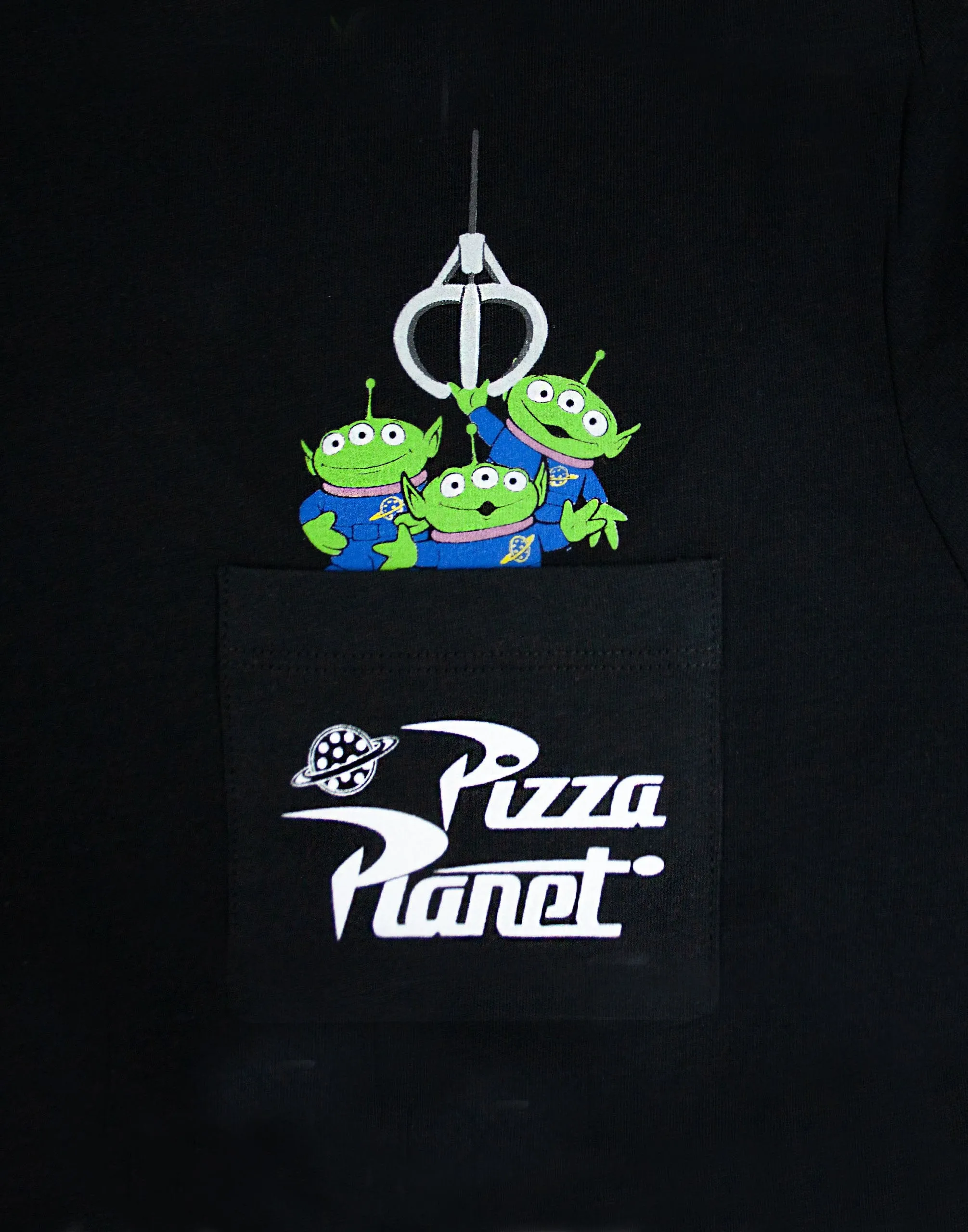 Disney Toy Story Pizza Planet Ringer & The Claw Alien Pocket Women's Multi-pack T-Shirts