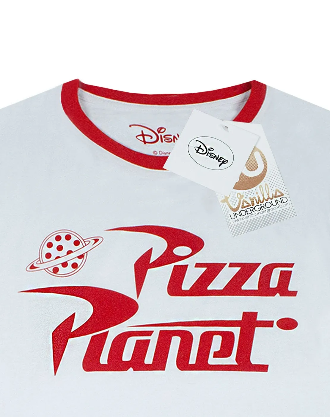 Disney Toy Story Pizza Planet Ringer & The Claw Alien Pocket Women's Multi-pack T-Shirts