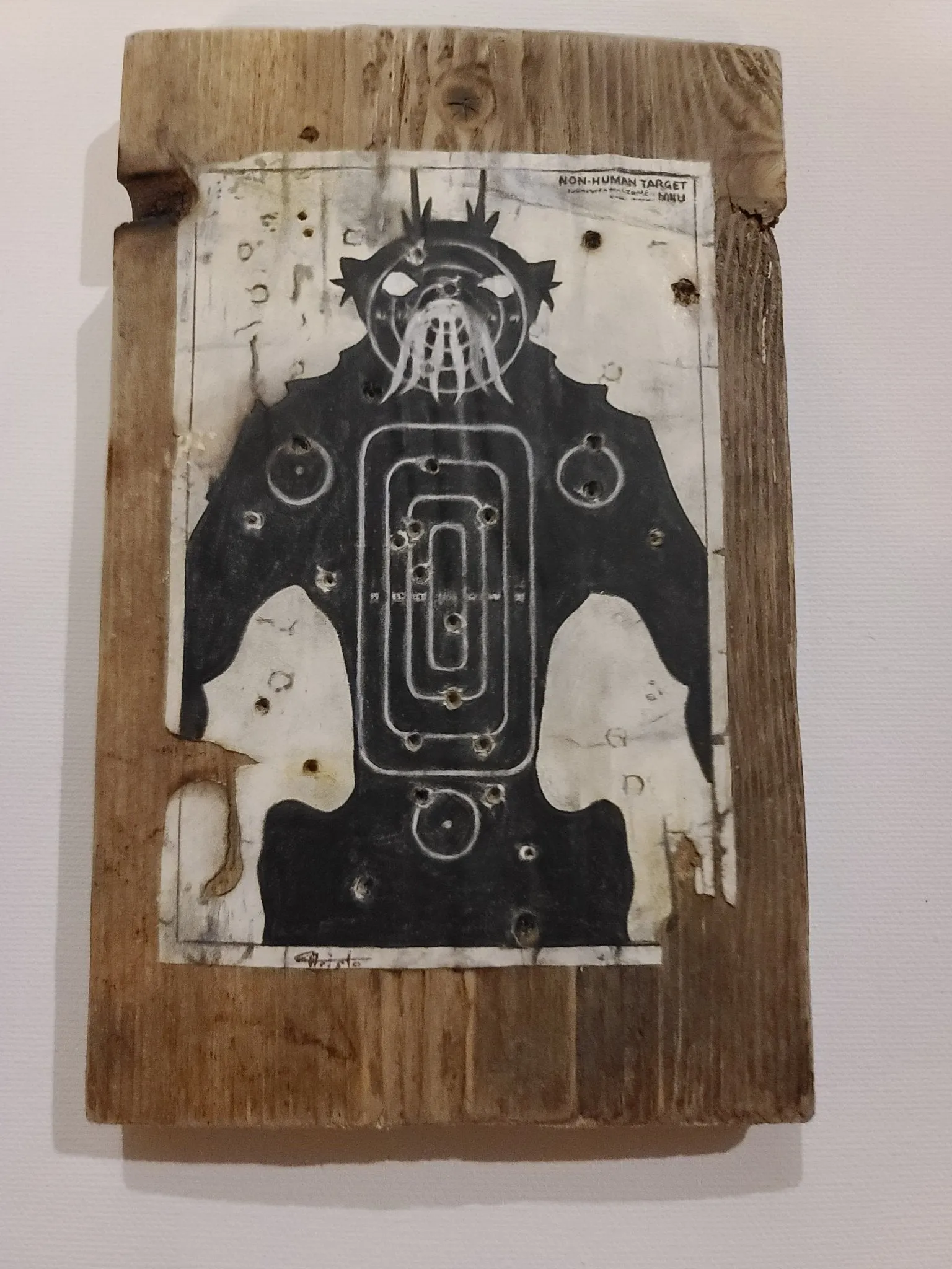 District 9 Target Original Sculpture Painting by Christabel Christo