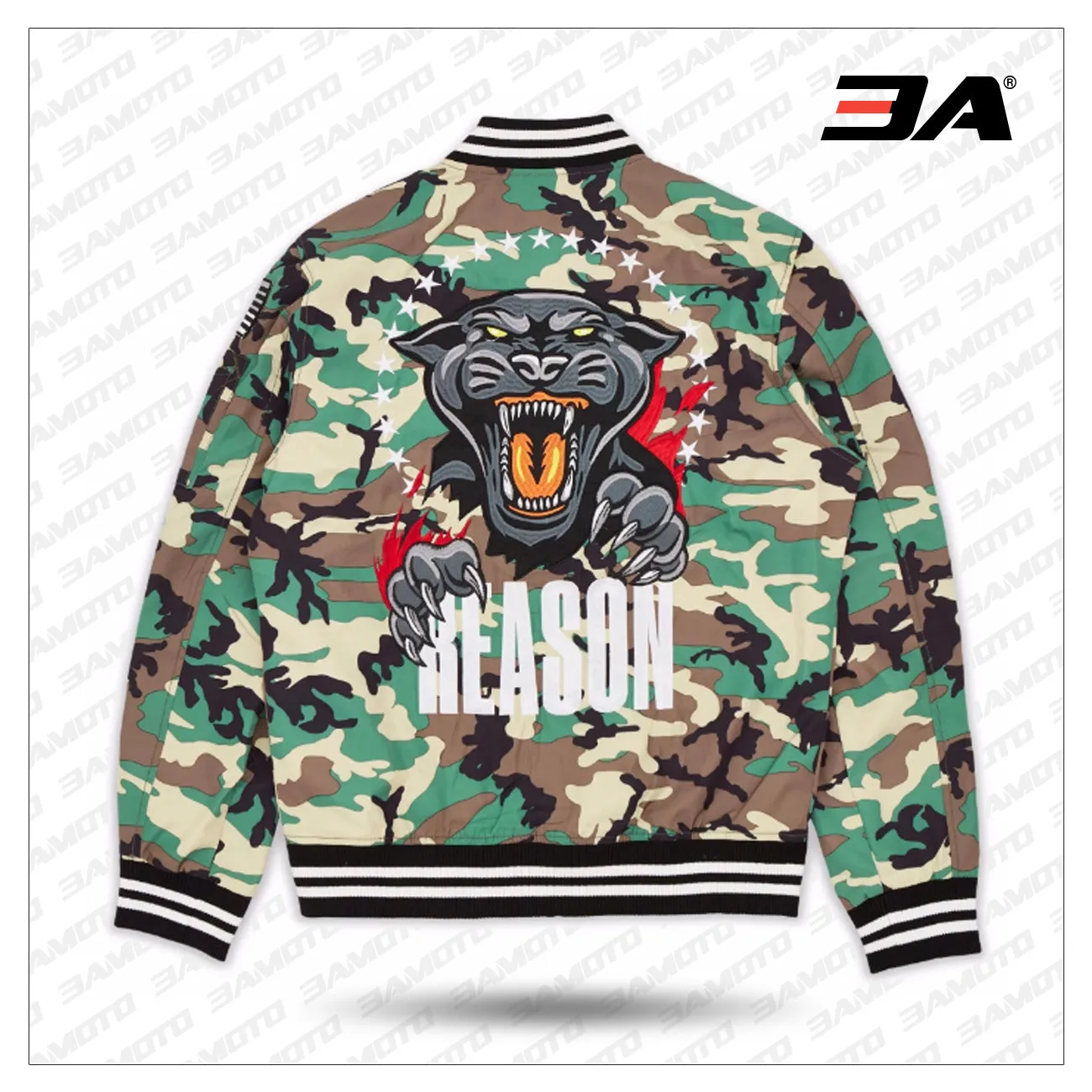 Districts Camo Varsity Jacket