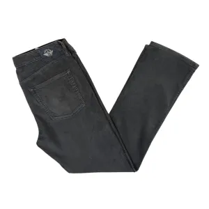 DOCKERS "Straight Fit" Classic Dark Grey Corduroy Cord Straight Leg Trousers
