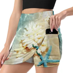 Donnapink Women Yoga Athletic Shorts, High Waisted Shorts, Running Shorts Skirt (S-4XL)