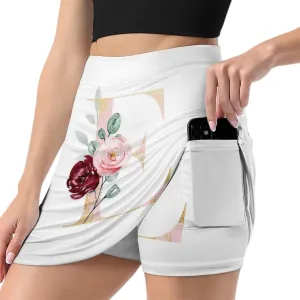 Donnapink Women Yoga Athletic Shorts, High Waisted Shorts, Running Shorts Skirt (S-4XL)
