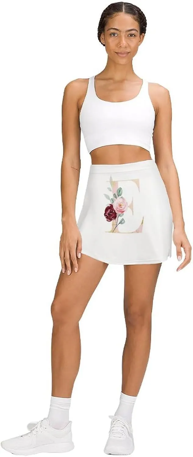 Donnapink Women Yoga Athletic Shorts, High Waisted Shorts, Running Shorts Skirt (S-4XL)