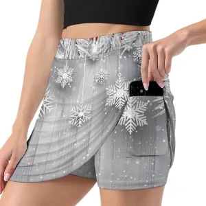 Donnapink Women Yoga Athletic Shorts, High Waisted Shorts, Running Shorts Skirt (S-4XL)