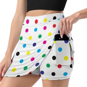 Donnapink Women Yoga Athletic Shorts, High Waisted Shorts, Running Shorts Skirt (S-4XL)