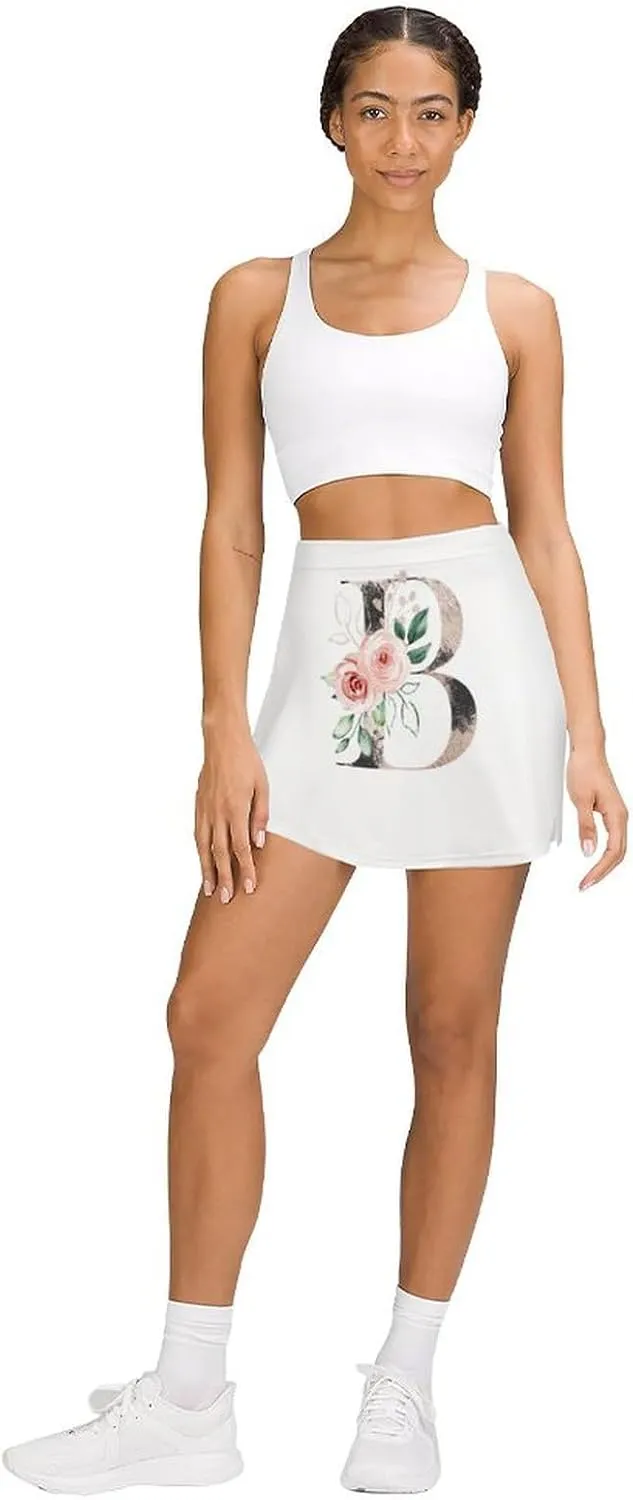 Donnapink Women Yoga Athletic Shorts, High Waisted Shorts, Running Shorts Skirt (S-4XL)