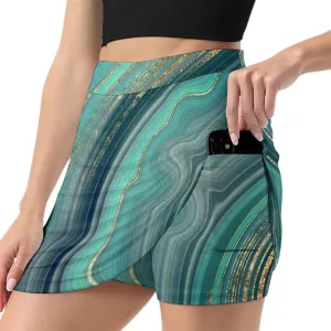 Donnapink Women Yoga Athletic Shorts, High Waisted Shorts, Running Shorts Skirt (S-4XL)