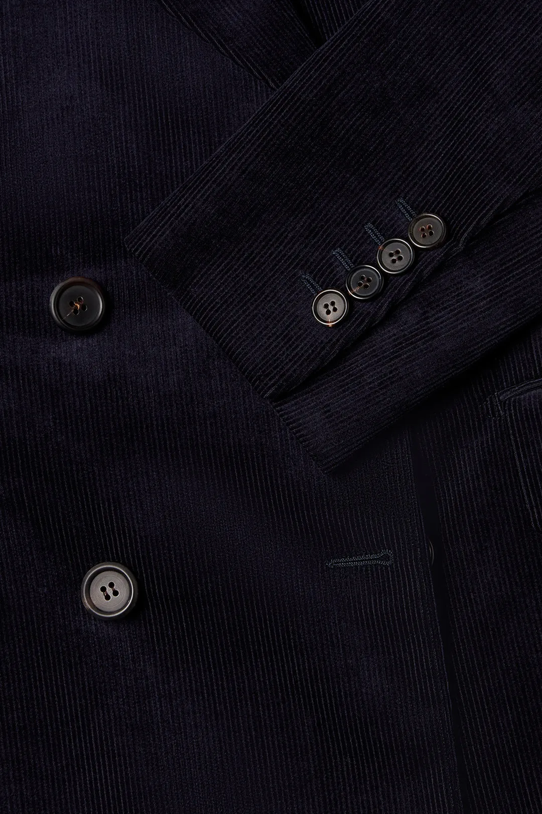 Double Breasted Jacket in Corduroy