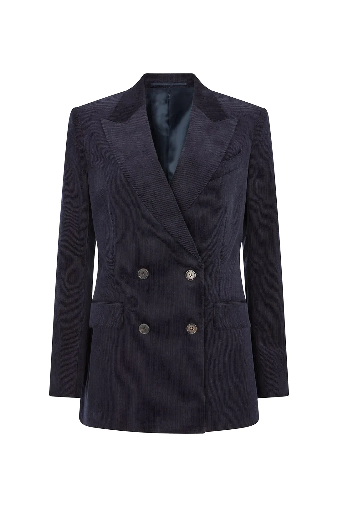 Double Breasted Jacket in Corduroy