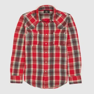 Double RL Buffalo Plaid Western Shirt