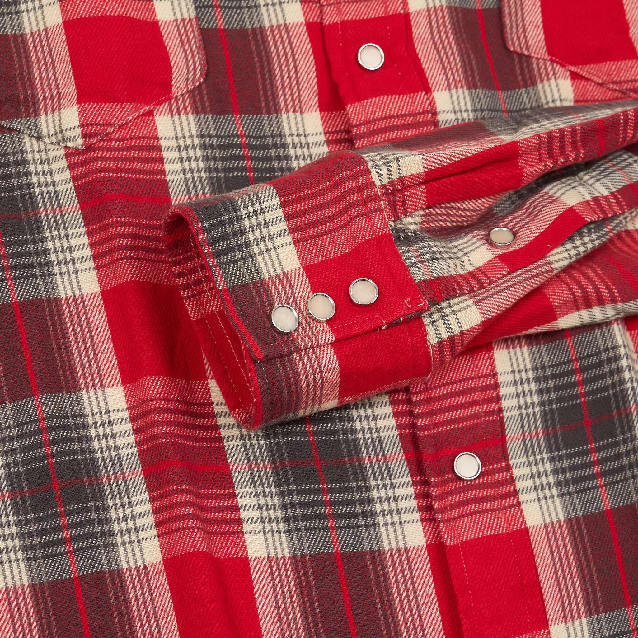 Double RL Buffalo Plaid Western Shirt