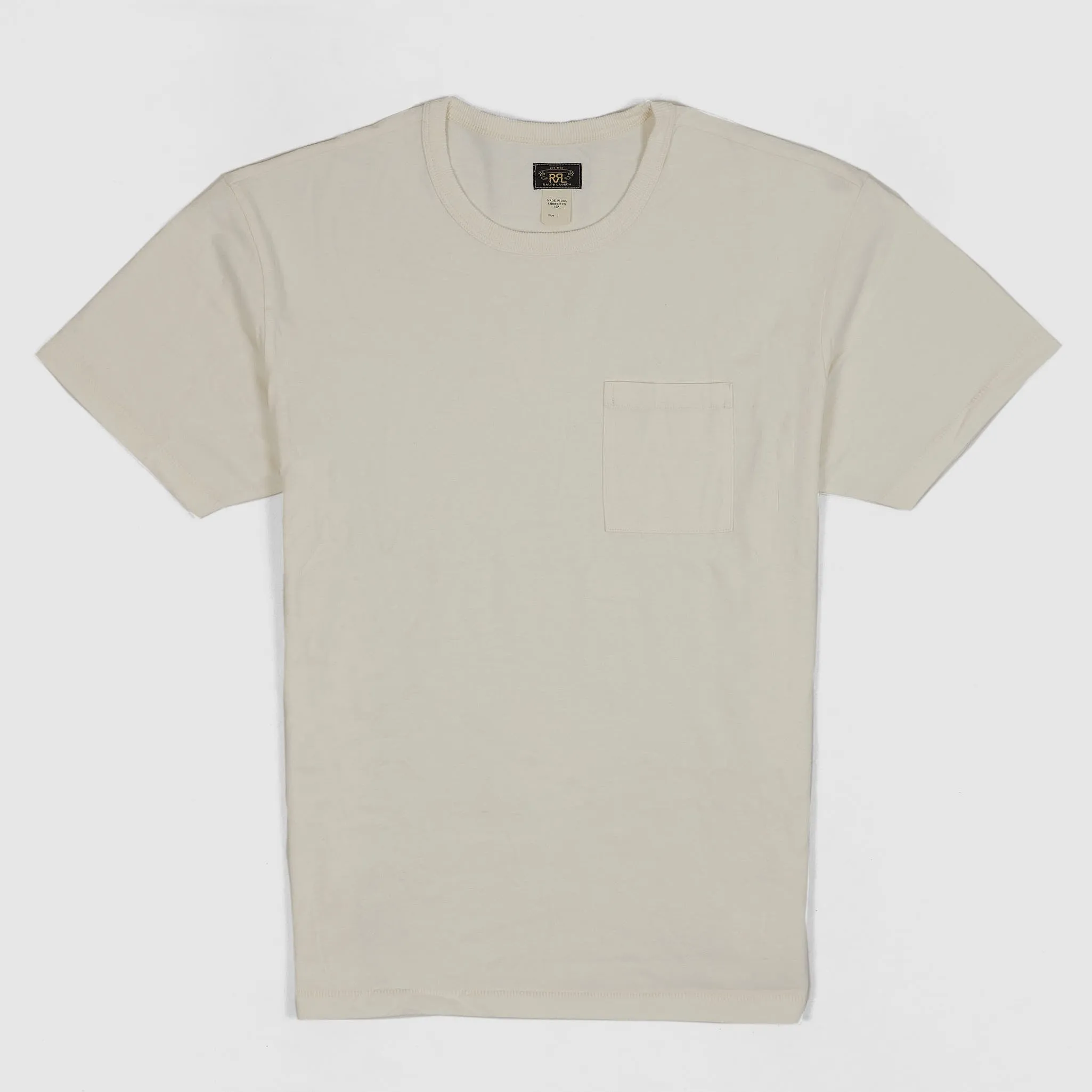 Double RL Short Sleeve Medium Weight Double Pack Pocket T-Shirts