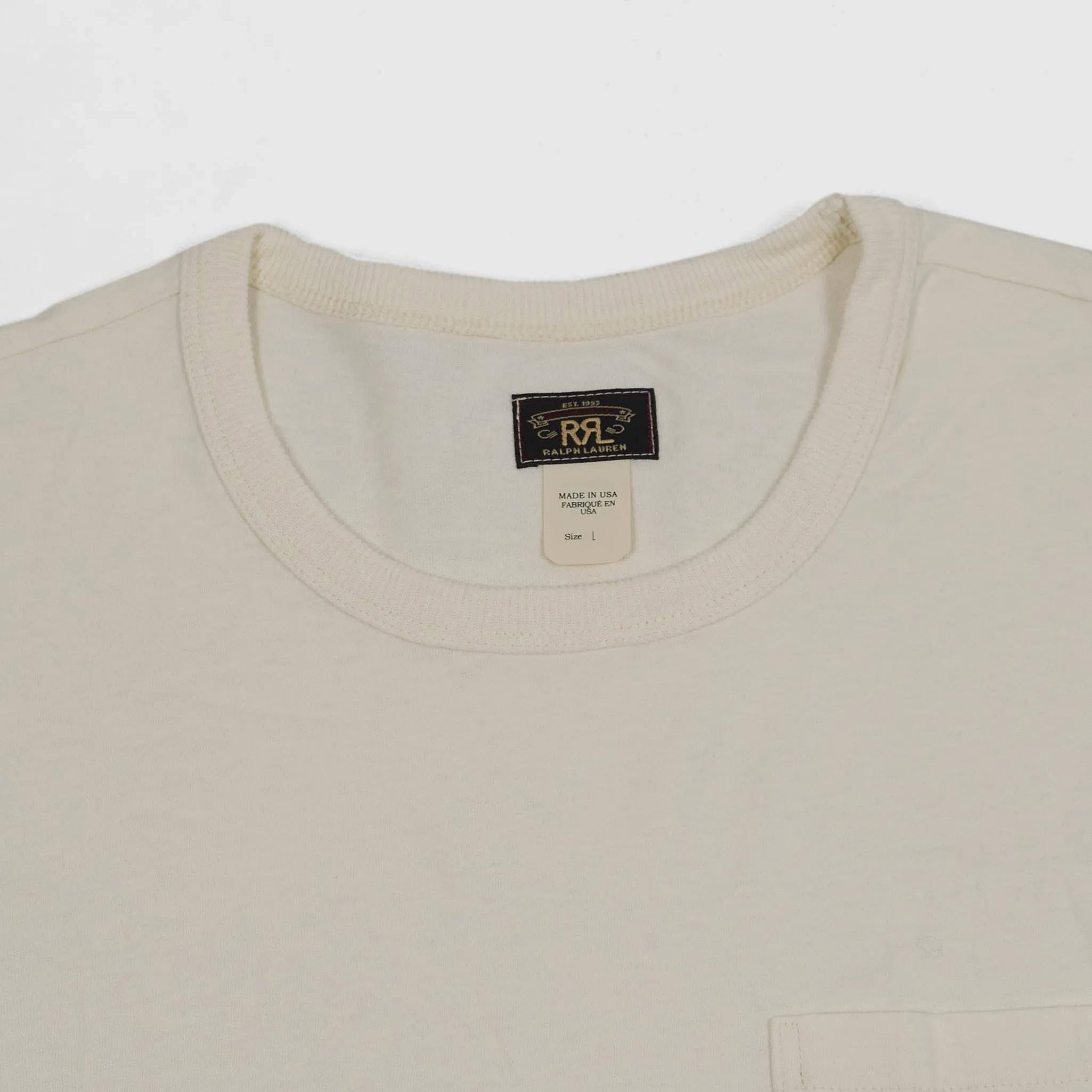 Double RL Short Sleeve Medium Weight Double Pack Pocket T-Shirts