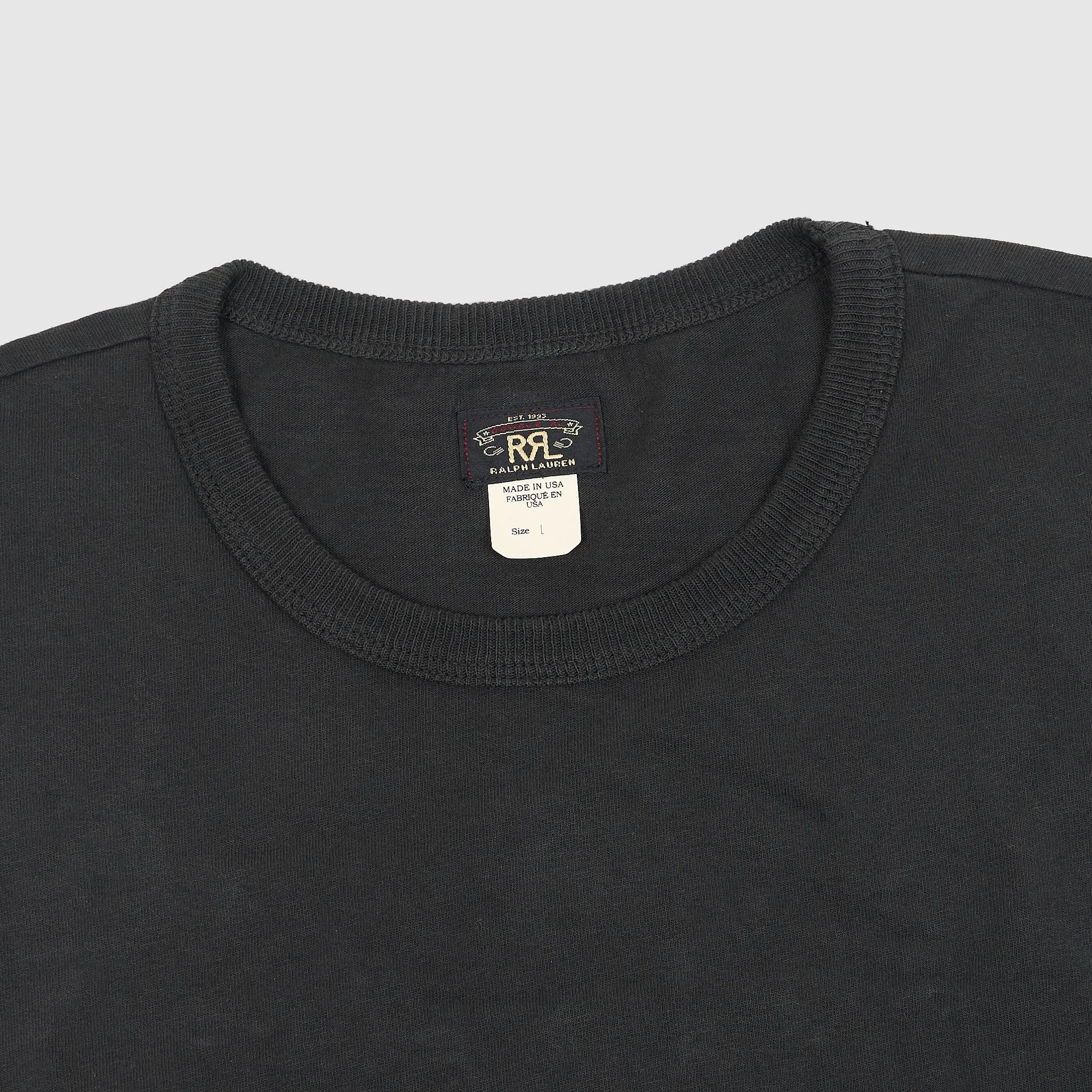 Double RL Short Sleeve Medium Weight Double Pack Pocket T-Shirts