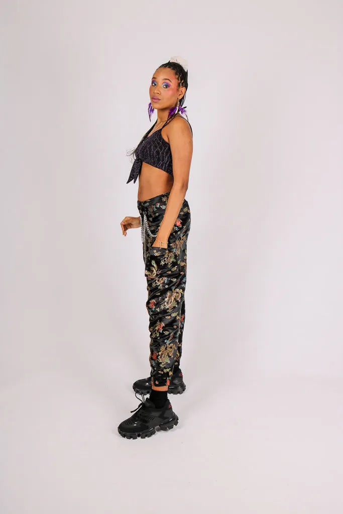 Dragon Jacquard Relaxed Cargo Trousers Relaxed Cargo Trouser