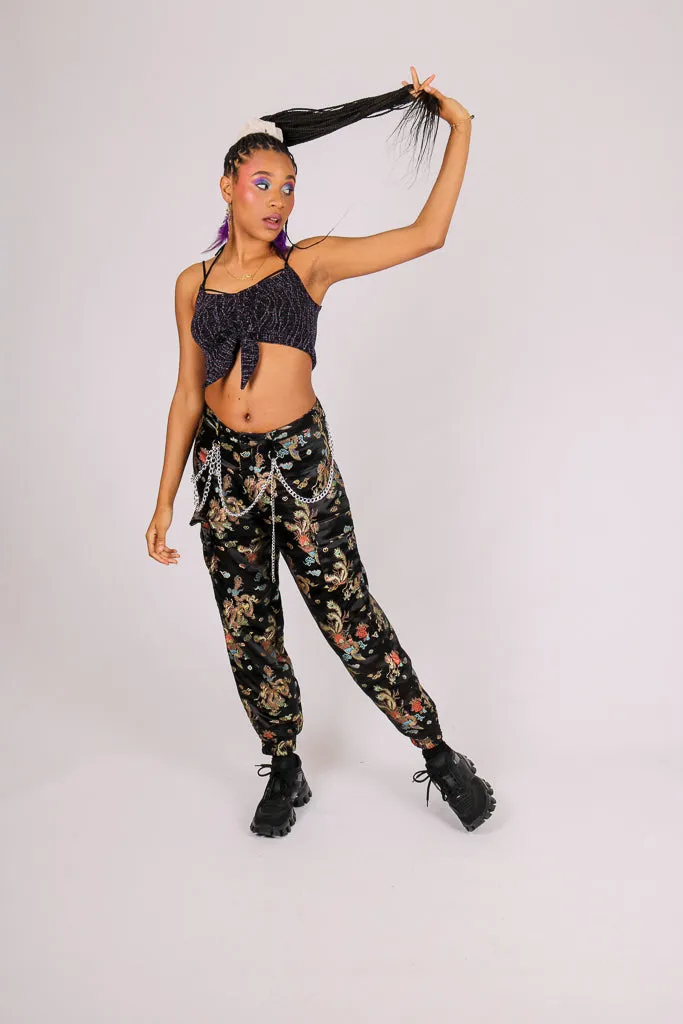 Dragon Jacquard Relaxed Cargo Trousers Relaxed Cargo Trouser
