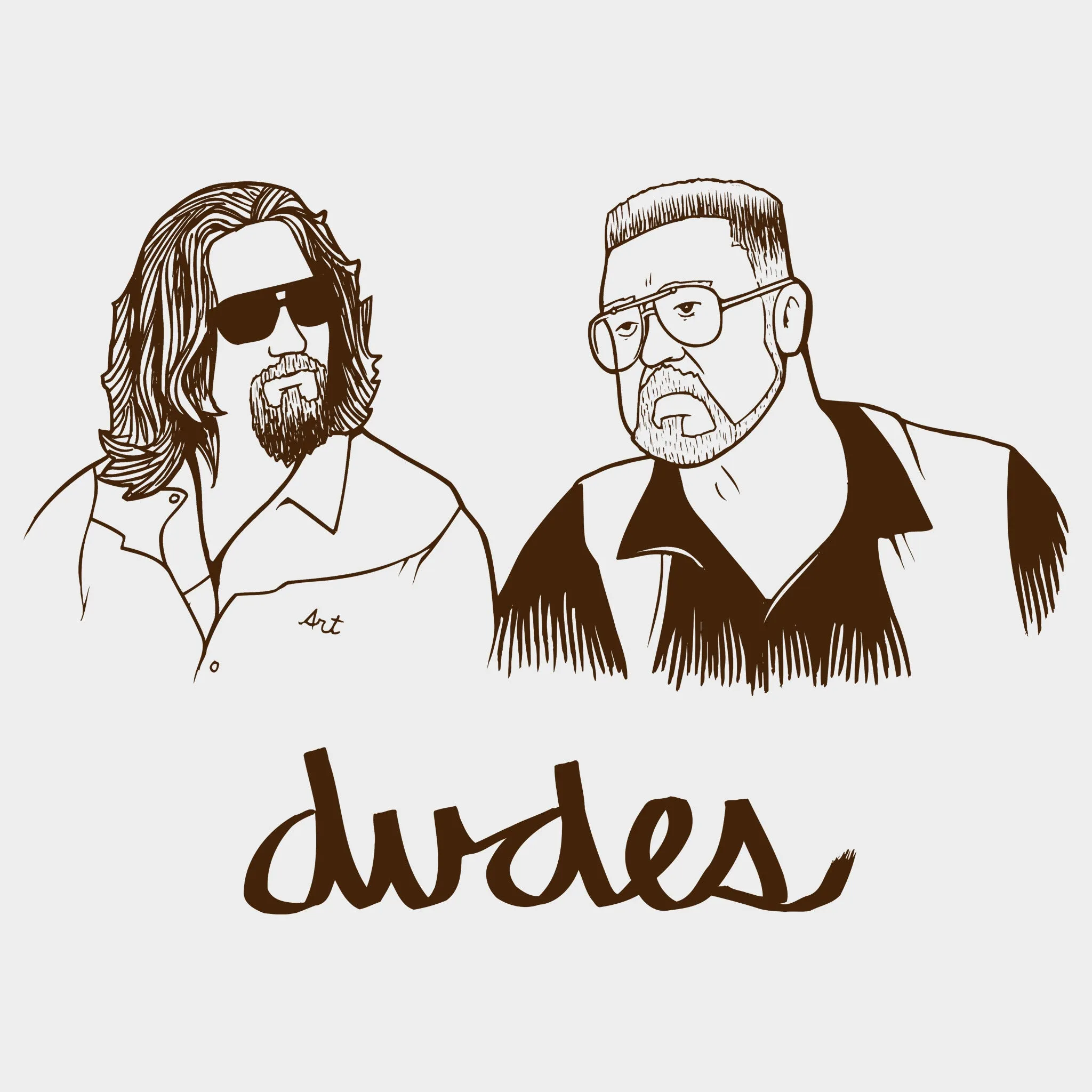 DUDES MEN'S RINGER TEE